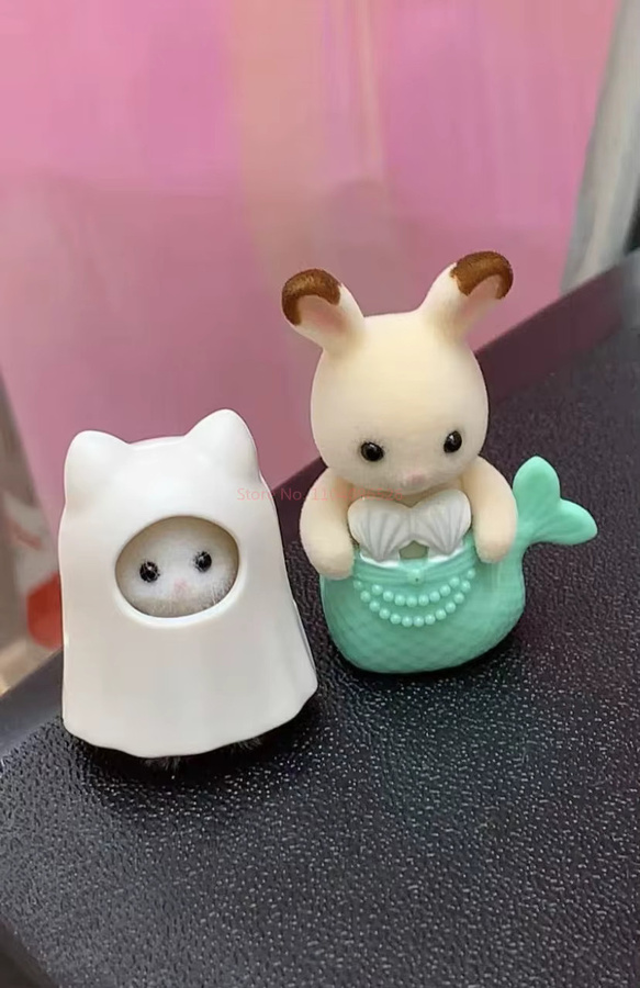 Sylvanian Families Make-up-Session Spielset mit Katze und Kaninchen in Schwarz - Bild 3
