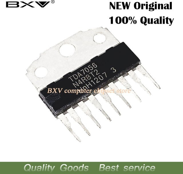 10er Set TDA7056A SIP-9 Sound Verstärker Chip in Schwarz - Bild 1