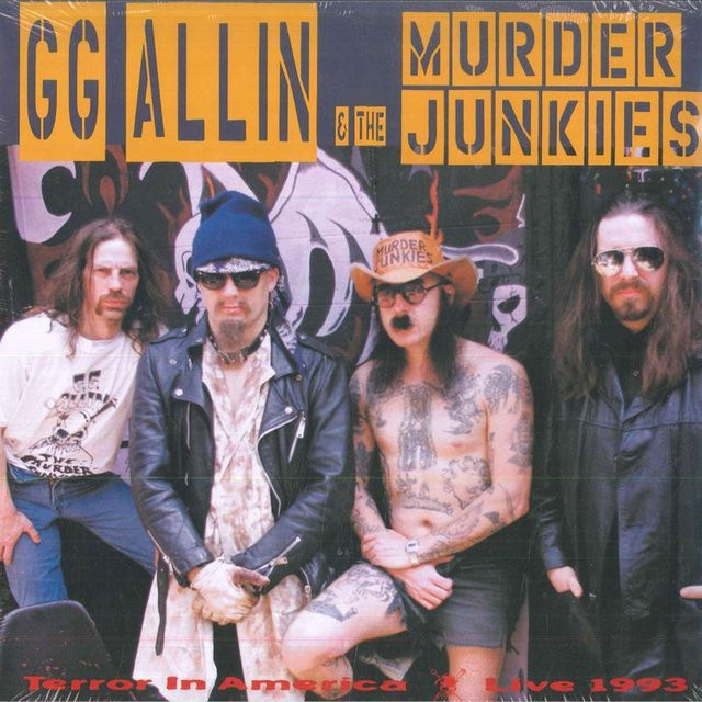 GG Allin & The Murder Junkies LP Terror In America Live 1993, Green Multicolour Vinyl, Alive Records - Bild 1