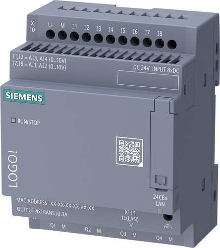 Siemens Logo! 9 6ED1052-2CC08-0BA3 SPS-Steuerungsmodul 24 V/DC in Grau - Bild 1