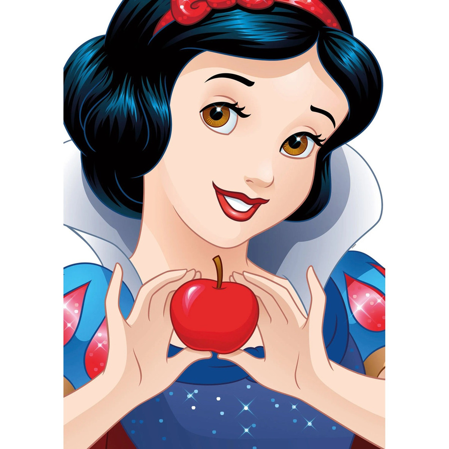 Komar Wandbild Snow White Portrait in White und Multicolour, B: 50 cm, H: 70 cm - Bild 2