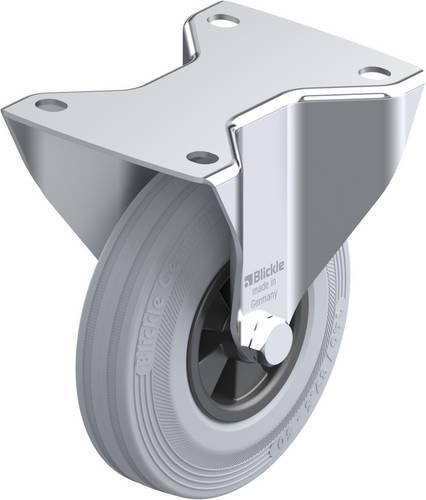 Blickle Bockrolle B-VPP 140G-SG in Grau, Schwarz oder Blau mit 140mm Rad-Durchmesser und 115kg Tragfähigkeit - Bild 1