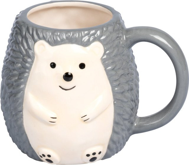Genialo Tasse Igel in Grau, 550 ml - Bild 1