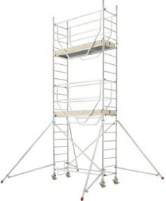 Hymer Fahrgerüst ADVANCED SAFE-T Modul 1 + 2 + KIT in Silber aus Aluminium - Bild 1