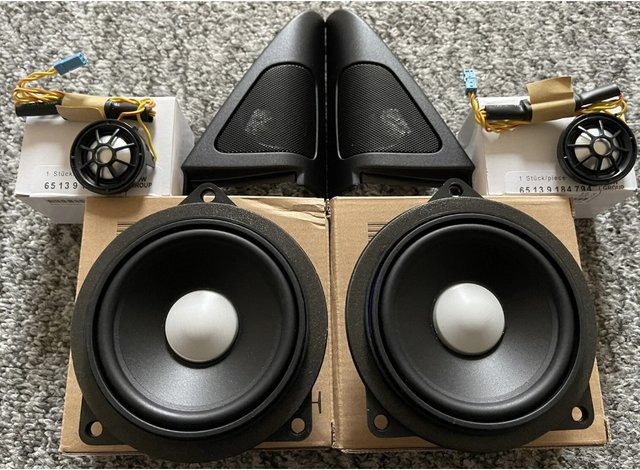 Hochwertiges BMW E92 E93 Lautsprecherset mit Tweetern für ein Top Hi-Fi Upgrade in Schwarz - Bild 1