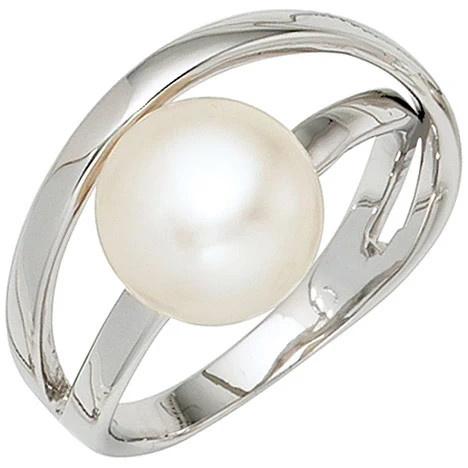 Colfem Ring 925 Silber, Perle, Damen, Größe 50 - Bild 1