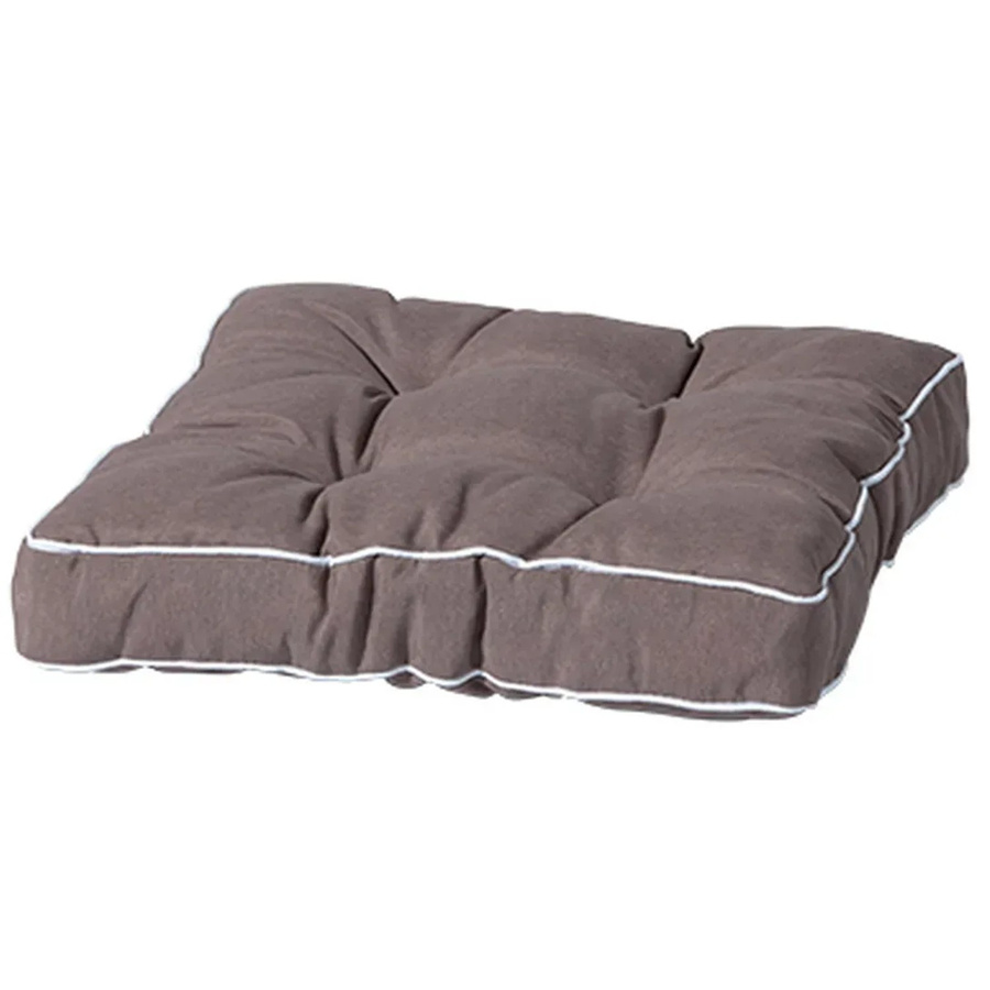 Madison Sitzkissen Panama in Taupe mit Befestigungskordeln, B/T: 47 x 47 cm - Bild 2
