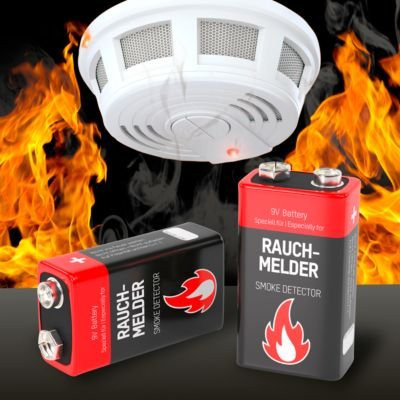 Ansmann 9V E-Block Alkali-Mangan Batterien für Rauchmelder, 2 Stück - Bild 4