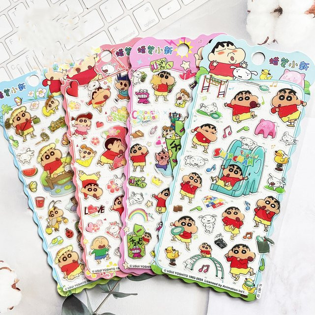 Keeppley Crayon Shin-chan Aufkleber, 4-teiliges Set, multicolour - Bild 1