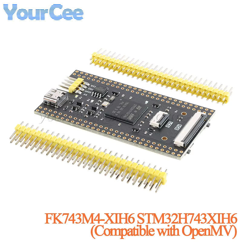 Your Cee STM32H743XIH6 Kernsystem-Lernmodul STM32 Entwicklungsboard in Schwarz, kompatibel mit OpenMV - Bild 2