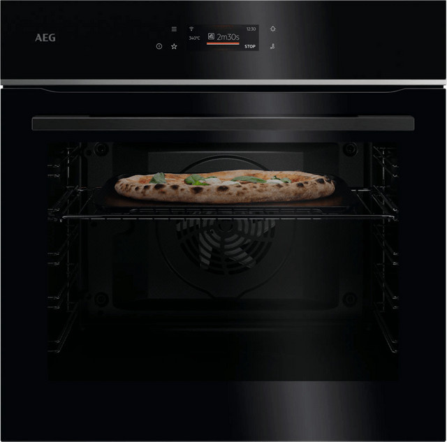 AEG PizzaExpert Backofen TX7PB631SB in Schwarz mit Pyrolyse - Bild 1