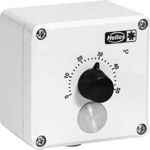 Helios Ventilatoren TME 1 Elektronischer Thermostat in Weiß und Grau aus Kunststoff - Bild 1