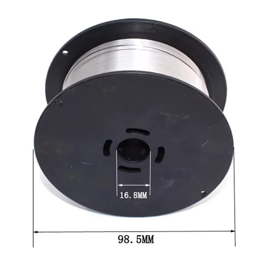 Selbstschirmender E71T-GS Flussmittelkerndraht aus Edelstahl für gasloses Schweißen, Silber, 0,5 kg - Bild 3