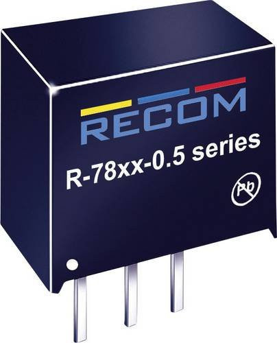 RECOM R-786.5-0.5 DC/DC-Wandler Print 6.5 V/DC 0.5A 3.75W Schwarz - Bild 1