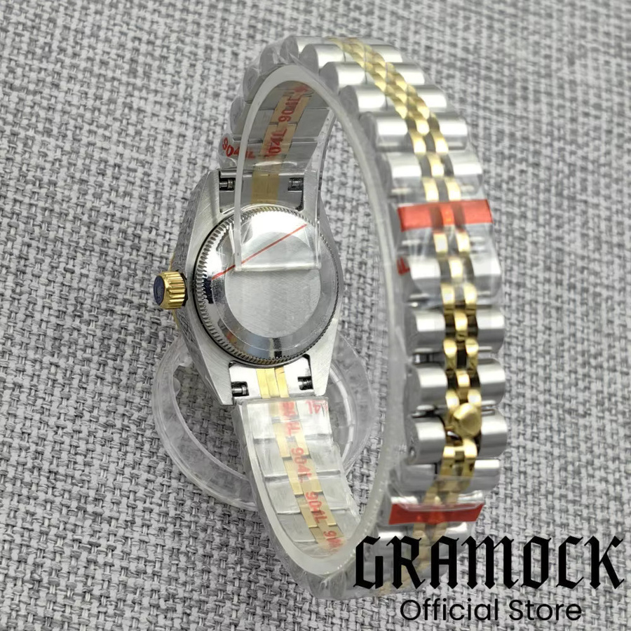 Gramock Armbanduhr, Automatik, Edelstahl, 26 mm, Diamant, Damen - Bild 1