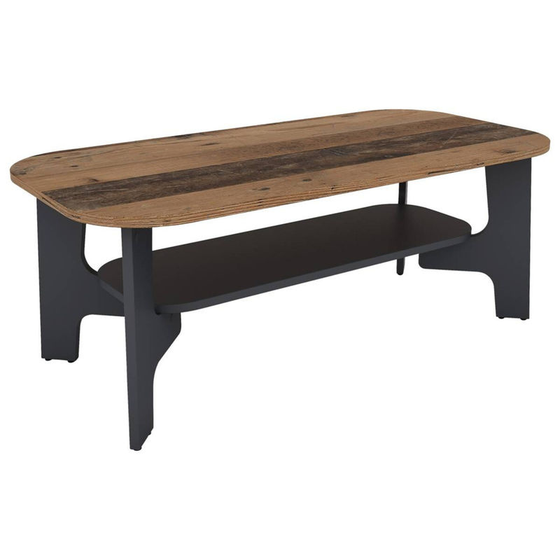 byLIVING Couchtisch JONNY in Eiche Old Wood Nachbildung und Anthrazit, B/T/H: 110 x 55 x 42,5 cm - Bild 4