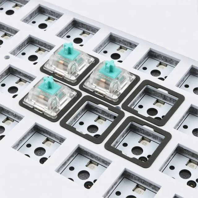 Keebox 120 Stück mechanische Tastatur-Schalter-Dämpfer aus EVA Poron IXIXPE für geräuscharme Tastaturen - Bild 1