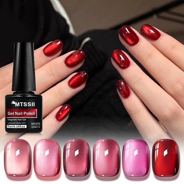 Mtssii Nagellack, rot, glänzend, 7 ml - Bild 1