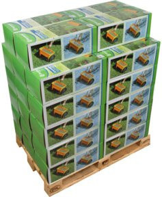 floraworld Streuwagen-Palette Classic FWDisplay aus Kunststoff und Aluminium - Bild 1