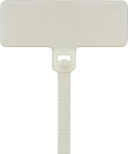 Panduit PLF1MB-C Premium Kabelbinder aus Nylon in Weiß, Breite: 2,5 mm, Länge: 101 mm - Bild 1
