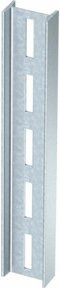 OBO Bettermann I-Stiel in Silber, H x B x T: 2000 x 80 x 42 mm - Bild 1