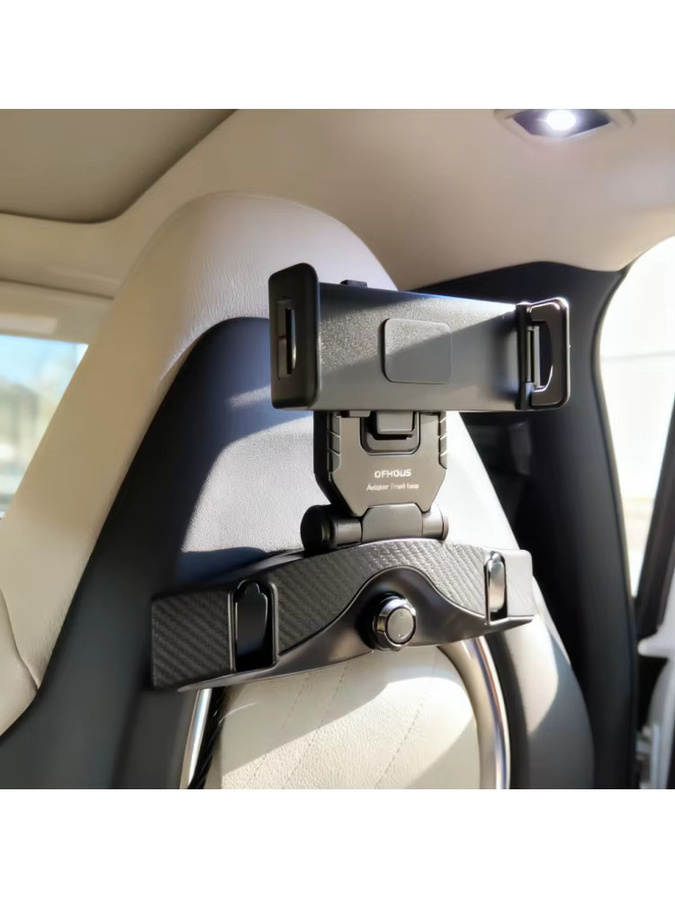 Auto-Rücksitz-Handyhalterung und Tablet-Halterung in Schwarz für BYD Seal U, Atto 3, Sealion 6, Polestar 4, LYNK&CO 01, Jetour Dashing und Zeekr 001/001FR - Bild 6
