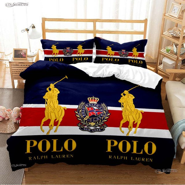 Casal Bettwäsche-Set mit Bettbezug und Kissenbezügen aus Polyester in Blau, Ganzjahres-Bettwäsche mit Grafikdesign, B/H: 210 x 210 cm - Bild 1