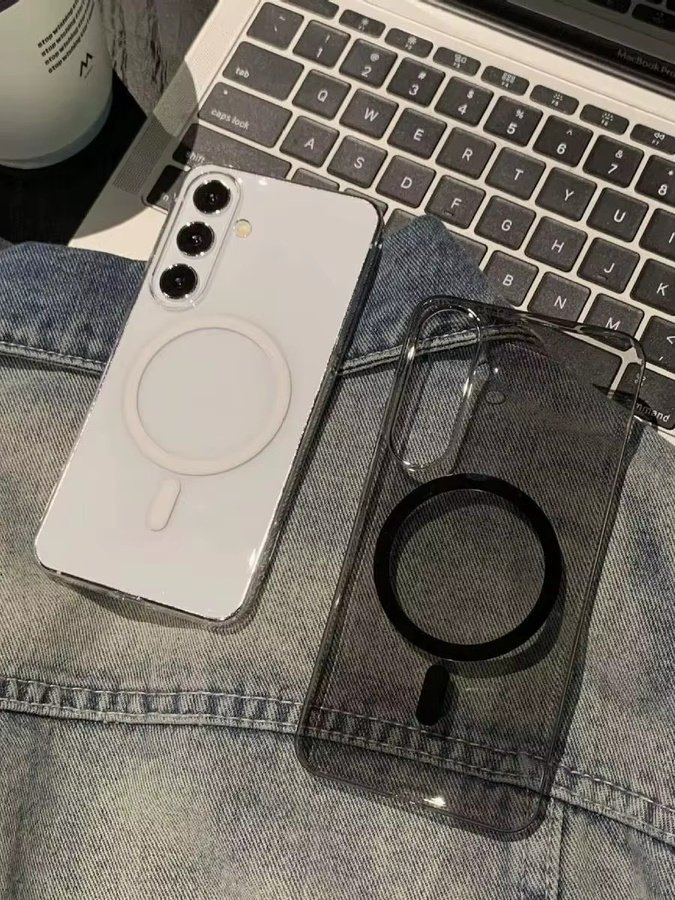 Transparente Schlanke PC-Handyhülle mit Magnetischer Abdeckung für Samsung Galaxy S26 S25 S24 S23 S22 S21 Ultra Plus FE A57 A37 A36 A56 A55 - Bild 4