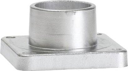ABB Ringflansch-Abdeckung mit Schrumpftülle, Farbe: Silber, B: 70 mm, T: 64 mm - Bild 1