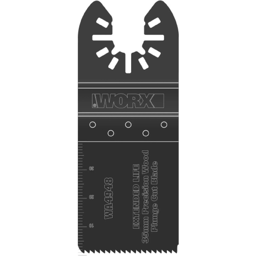 Worx ELife Präzisions-Bimetall-Sägeblatt für Sonicrafter WA4948 zum Schneiden von Holz und Kunststoff, Durchmesser: 35 mm - Bild 2