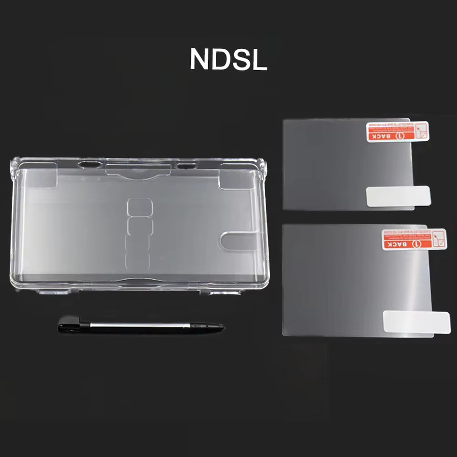 TingDong Schutzhüllen-Set für New 3DS, New 2DS, 3DS XL, LL, NDSi XL und NDSL in Transparent mit Displayschutzfolie und Stylus-Stift - Bild 2