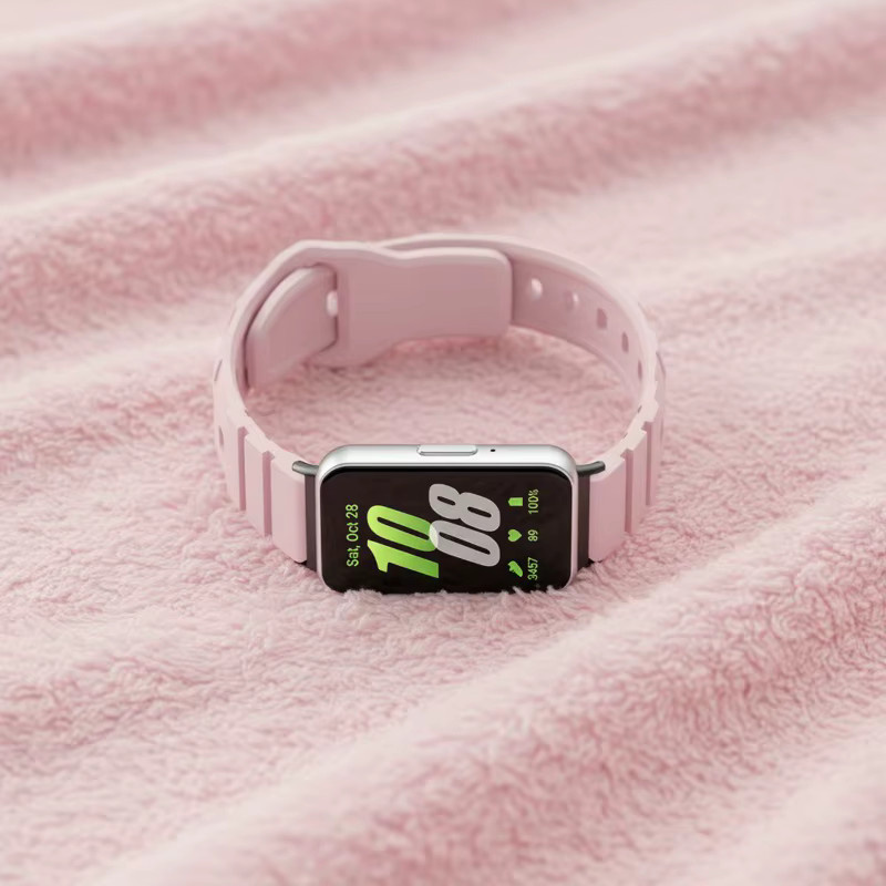 CAOWTAN Uhrenarmband Silikon, Schwarz, Unisex, für Samsung Galaxy Fit 3 - Bild 2