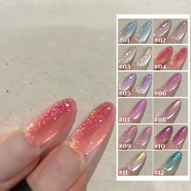 MIANEL Magnetischer Katzenaugen-Nagellack, 12 ml, Schimmernd - Bild 1
