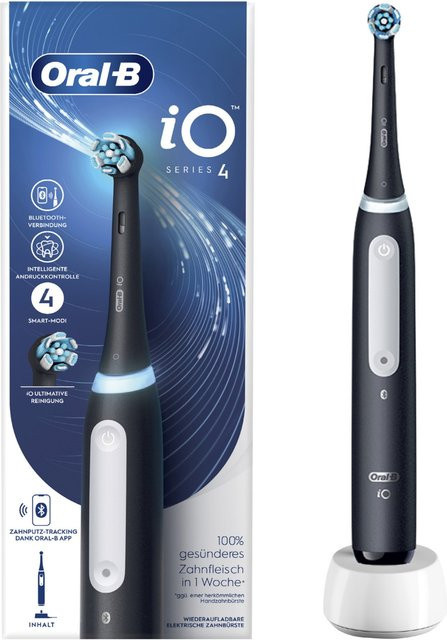 Oral-B iO Series 4 Elektrische Zahnbürste in Matt Black - Bild 1