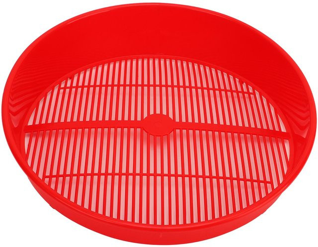 Neoglint Waschsieb aus Kunststoff in Rot für Obst und Gemüse - Bild 1