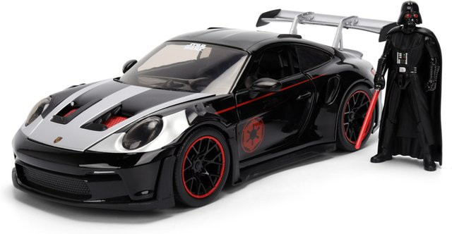 JADA Star Wars Darth Vader Porsche 911, Modellauto, Maßstab 1:24, ab 8 Jahren - Bild 1