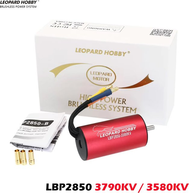 Leopard Hobby Brushless Motor 2850 Elektromotor, für RC-Auto, Buggy, Monster, RC-Boot - Bild 1