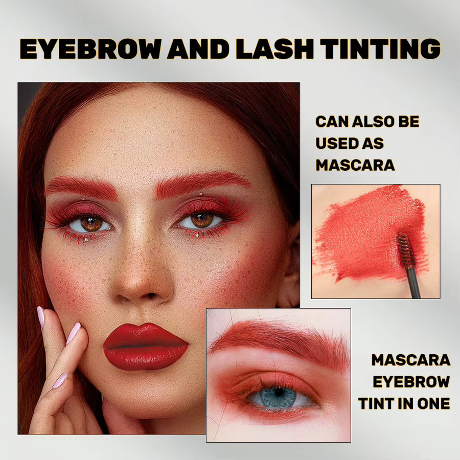 QIBEST Augenbrauen-Gel-Mascara, braun, Damen - Bild 2