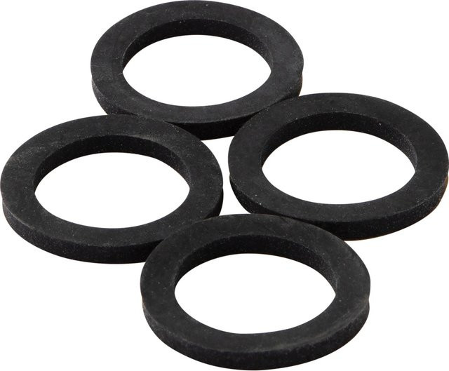 KÖRO Gummi-Ring für 1 Zoll Kupplungen, schwarz, B/T/H: 21 x 30 x 3 mm, 4 Stück - Bild 1