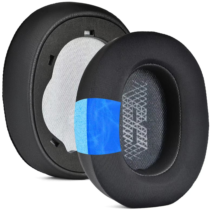 BAOMAND Kühlgel-Ersatz-Ohrpolster in Grau für JBL E65BTNC, Duet NC, LIVE 650 und 660BTNC Over-Ear Gaming-Kopfhörer - Bild 2