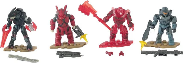 Mega Construx 4er-Pack Fantasy Mini-Actionfiguren in Multicolour - Bild 1
