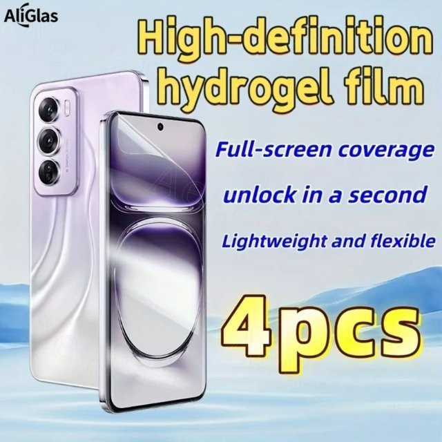 4 Stück ZMZE Hydrogel Displayschutz transparent für OPPO Reno 9 10 11 und Reno 9 10 11 Pro - Bild 1