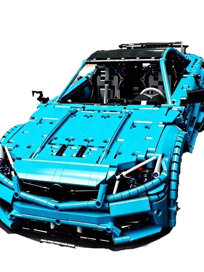 Doinbby Technischer Hochgeschwindigkeits-Supersportwagen C63 AM-G Modellbausatz, 4129 Teile - Bild 7