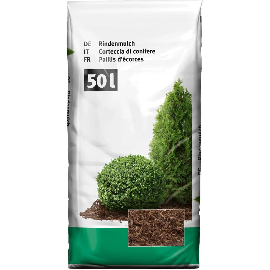 GROW by OBI Rindenmulch Braun 0 - 40 mm für Beete und Garten - Bild 2