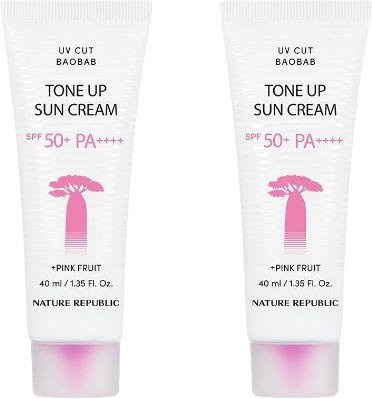 Nature Republic UV Cut Baobab Tone Up Sonnencreme SPF50+, 40 ml, White - Bild 1