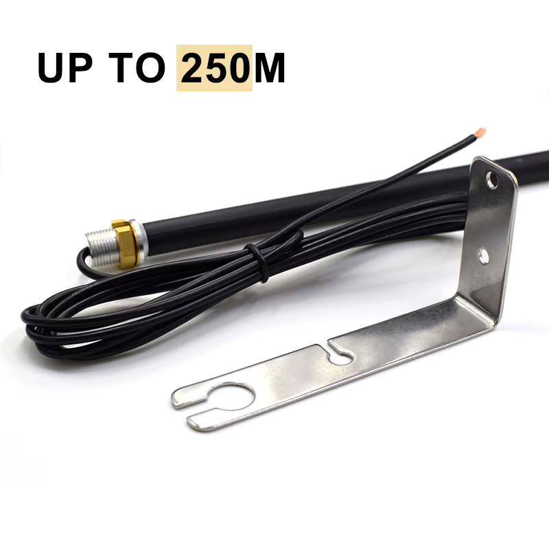 KUANGZIPENG Universal 433 MHz Wireless Receiver Garagentor Controller mit Antenne und Signal Booster, Schwarz - Bild 3