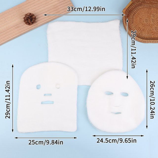 PureCotton Weiche Schönheit Gaze Maske Einweg, 50/100 Stück, Gesichtspflege - Bild 1