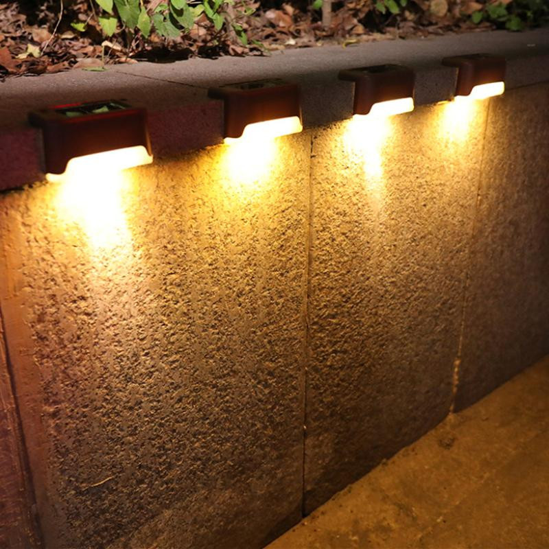 Lanzhong Home Decoration Solar LED Außenleuchte Modern IP65 wetterfest für Garten und Wege in Schwarz-Weiß - Bild 3