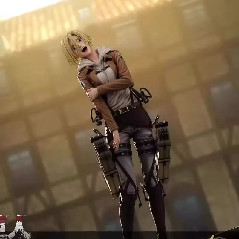 Bandai Anime Attack On Titan Annie Leonhart Figur aus Kunststoff, mehrfarbig, Höhe: 28 cm - Bild 2