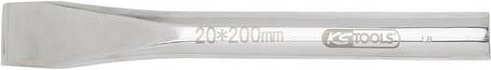 KS Tools Flachmeißel aus Edelstahl in Silber, Breite: 24 mm, Länge: 300 mm - Bild 1